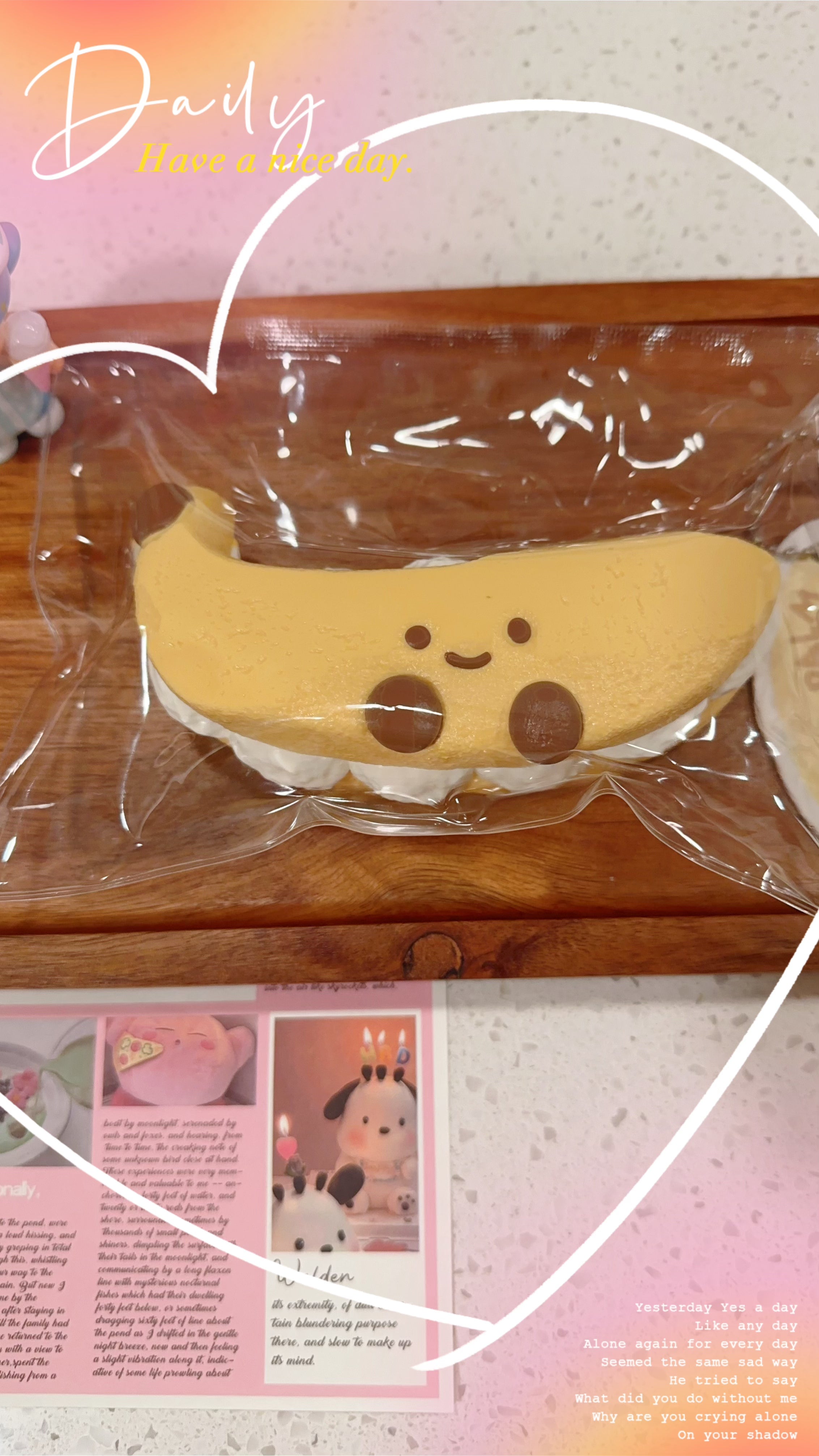 Banana Cream Puff