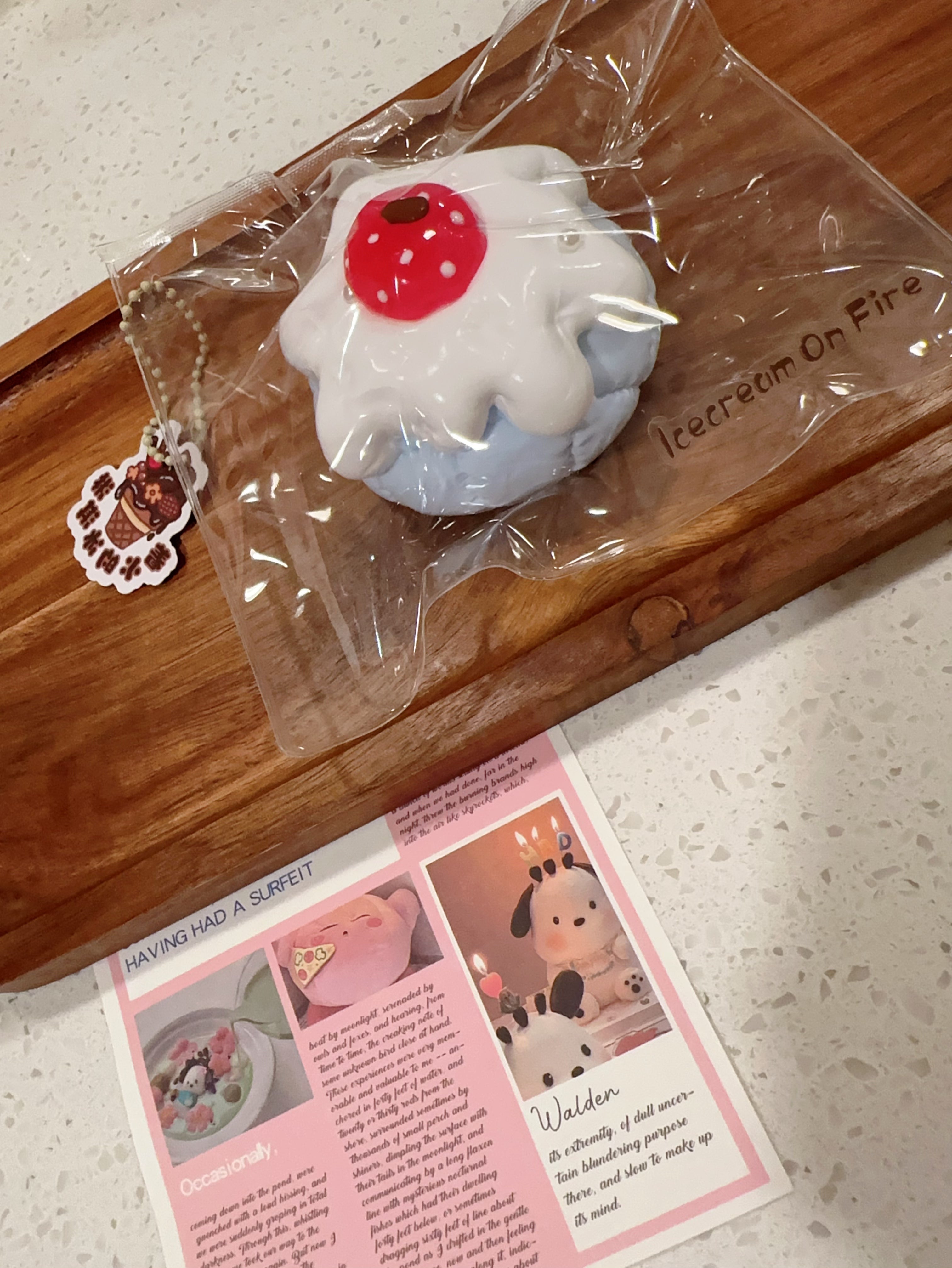 Creamy Strawberry Bun